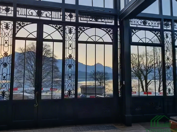 Large backyard glass greenhouse conservatory,black greenhouse,green houses Victoria,Victorian style greenhouses for sale